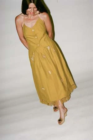 100% Silk ShopJester Skirt - Fool's Gold 1 100% Silk ShopJester Skirt - Fool's Gold