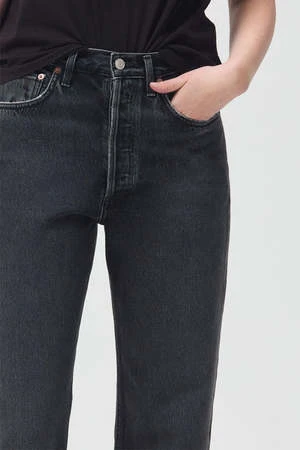 AGOLDEAgolde 90s Crop Jeans - Paradox 2 AGOLDEAgolde 90s Crop Jeans - Paradox - Image 2