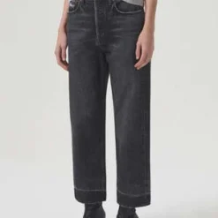 AGOLDE90S CROP Jeans - REBELLION -Outlet Lustro Wear Store AGOLDE 90S CROP Jeans REBELLION 20231009163921 1