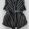 ALTERCHEVRON PUFFER VEST - BLACK