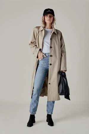 Anine BingRandy Trench Coat - Beige 1 Anine BingRandy Trench Coat - Beige