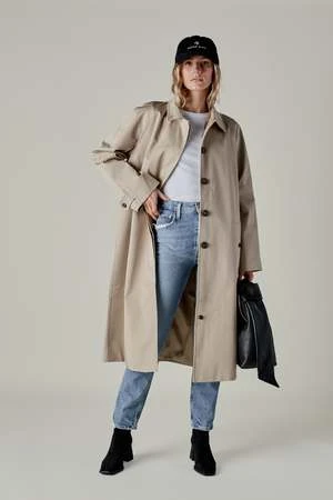 Anine BingRandy Trench Coat - Beige 3 Anine BingRandy Trench Coat - Beige - Image 3