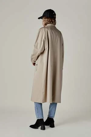 Anine BingRandy Trench Coat - Beige 2 Anine BingRandy Trench Coat - Beige - Image 2