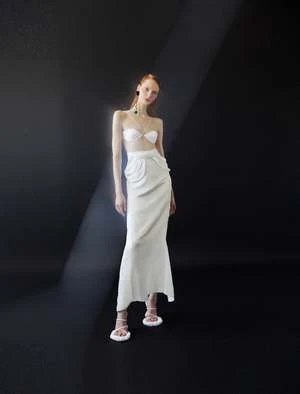 LUISA ET LA LUNAAura Skirt - Blanc 2 LUISA ET LA LUNAAura Skirt - Blanc - Image 2