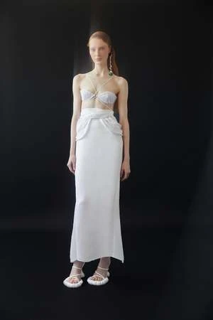 LUISA ET LA LUNAAura Skirt - Blanc 4 LUISA ET LA LUNAAura Skirt - Blanc - Image 4