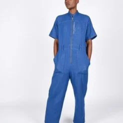 Atelier DelphineAiluk Jumpsuit - Blue Indigo -Outlet Lustro Wear Store Ailuk jumpsuit in blue indigo 20210422202945 2