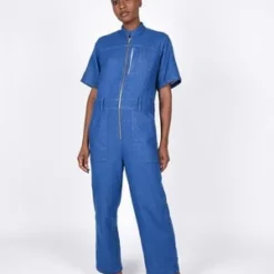Atelier DelphineAiluk Jumpsuit - Blue Indigo -Outlet Lustro Wear Store Ailuk jumpsuit in blue indigo 20210422202947