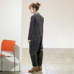 Album Di FamigliaAlbum Di Famiglia Woman Tartan Velvet Jumpsuit - Grey -Outlet Lustro Wear Store Album Di Famiglia Woman Tartan Velvet Jumpsuit Grey 20220925013051 2