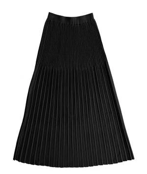 Ali GoldenKnit Pleated Skirt - Black 5 Ali GoldenKnit Pleated Skirt - Black - Image 5