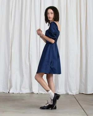Ali GoldenSweetheart Mini Dress - Navy 2 Ali GoldenSweetheart Mini Dress - Navy - Image 2