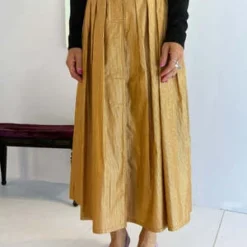 AlysiMetal Striped Skirt