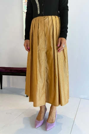 AlysiMetal Striped Skirt 1 AlysiMetal Striped Skirt