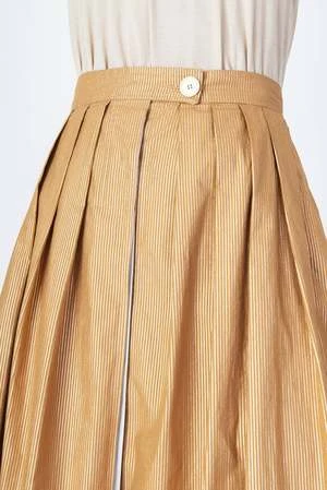 AlysiMetal Striped Skirt 7 AlysiMetal Striped Skirt - Image 7