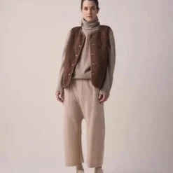 A MenteAmente Reversible Vest - Oatmeal Brown 16 A MenteAmente Reversible Vest - Oatmeal Brown -Outlet Lustro Wear Store Amente Reversible Vest Oatmeal Brown 20231013011530 2
