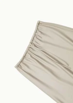 AMOMENTOAmomento Silky Long Skirt - Beige 12 AMOMENTOAmomento Silky Long Skirt - Beige - Image 12