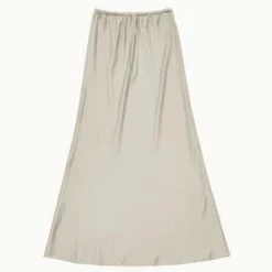 AMOMENTOAmomento Silky Long Skirt - Beige 23 AMOMENTOAmomento Silky Long Skirt - Beige -Outlet Lustro Wear Store Amomento Silky Long Skirt Beige 20230826003832