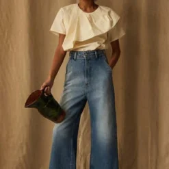 Caron CallahanAndes Pant - Washed 70s Denim