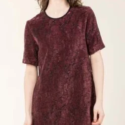 Prairie UndergroundAutofiction Brocade Dress - Crimson