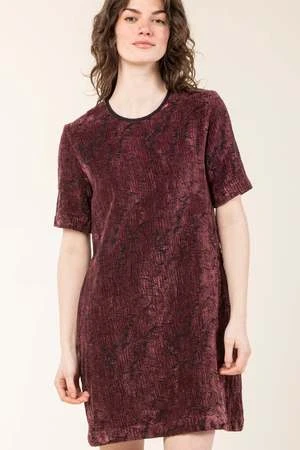 Prairie UndergroundAutofiction Brocade Dress - Crimson 1 Prairie UndergroundAutofiction Brocade Dress - Crimson