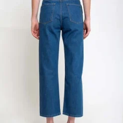 B SidesPlein High Straight Jeans - Bessette Blue -Outlet Lustro Wear Store B Sides Plein High Straight Jeans Bessette Blue 20231006180240