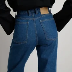 B SidesPlein High Straight Jeans - Bessette Blue -Outlet Lustro Wear Store B Sides Plein High Straight Jeans Bessette Blue 20231006180245