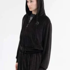 DoubletVELOUR TRACK JACKET - BLACK 8 DoubletVELOUR TRACK JACKET - BLACK -Outlet Lustro Wear Store BLACK VELOUR TRACK JACKET 20230901053826 1