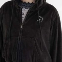 DoubletVELOUR TRACK JACKET - BLACK 9 DoubletVELOUR TRACK JACKET - BLACK -Outlet Lustro Wear Store BLACK VELOUR TRACK JACKET 20230901053826 2