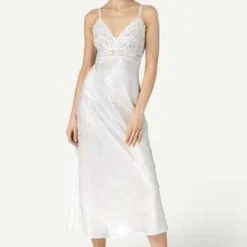 NK IMODEBarbara Bridal Long Silk Gown - Ivory