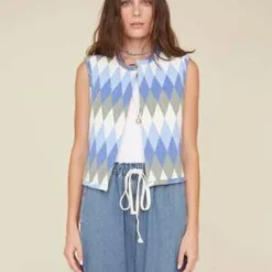 XirenaBastian Vest - Blue/Grass