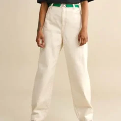 BellerosePimms Jeans - Ecru -Outlet Lustro Wear Store Bellerose Pimms Jeans in Ecru 20230203171525