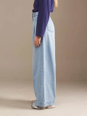 BellerosePops Jeans - Used Light Blue 3 BellerosePops Jeans - Used Light Blue - Image 3