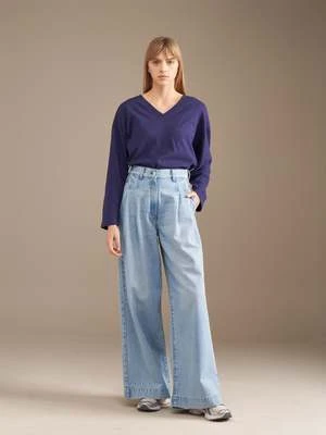 BellerosePops Jeans - Used Light Blue 1 BellerosePops Jeans - Used Light Blue