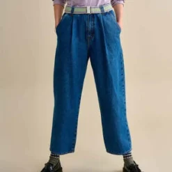 BellerosePram Jeans - Mid Blue -Outlet Lustro Wear Store Bellerose Pram Jeans in Mid Blue 20230203171532 2