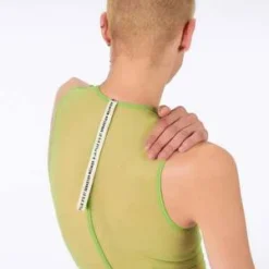 La Fille D'oBird Wireless Top - Neon Green -Outlet Lustro Wear Store Bird Wireless Top in Neon Green 20230621174121