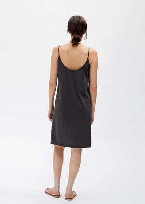 Black CraneOrganic Cami Dress - Shadow 1 Black CraneOrganic Cami Dress - Shadow