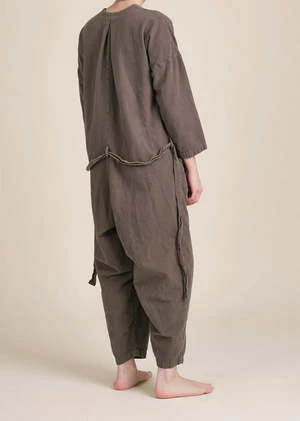 Black CranePainter Jumpsuit - Olive 3 Black CranePainter Jumpsuit - Olive - Image 3