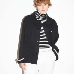 Limited EditionFRENCH WORKWEAR JACKET -Outlet Lustro Wear Store Black Workwear Jacket 20230125195826