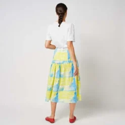 Bobo ChosesWomens Pearl Nacre Pattern Flared Skirt - Yellow/Blue 7 Bobo ChosesWomens Pearl Nacre Pattern Flared Skirt - Yellow/Blue -Outlet Lustro Wear Store Bobo Choses Women s Pearl Nacre Pattern Flared Skirt Yellow And Blue 20230119173717 2