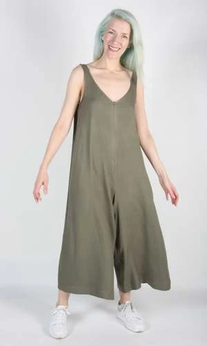 Birds Of North AmericaBobwhite Jumpsuit - Olive 4 Birds Of North AmericaBobwhite Jumpsuit - Olive - Image 4
