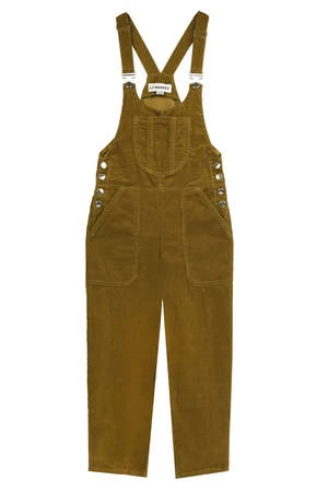 L.F.MarkeyBryson Corduroy Dungaree - Chartreuse 6 L.F.MarkeyBryson Corduroy Dungaree - Chartreuse - Image 6