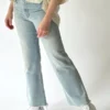 B SidesEshel Kick Flare Jean - Hess Lt Vintage