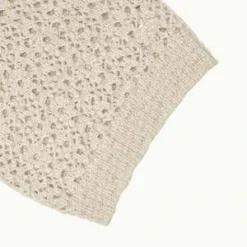 AMOMENTOCROCHET VEST - BEIGE/Black -Outlet Lustro Wear Store CROCHET VEST 20230901210342 1