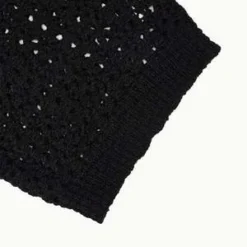 AMOMENTOCROCHET VEST - BEIGE/Black -Outlet Lustro Wear Store CROCHET VEST 20230901210343