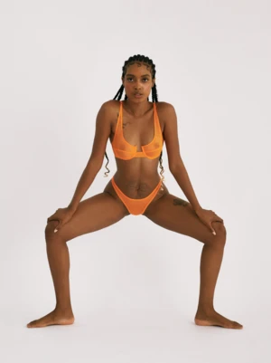 Mai PetitCRYSTAL BRA - TANGERINE 2 Mai PetitCRYSTAL BRA - TANGERINE - Image 2