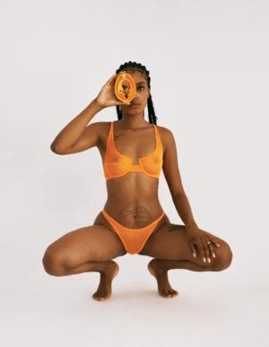 Mai PetitCRYSTAL BRA - TANGERINE 1 Mai PetitCRYSTAL BRA - TANGERINE