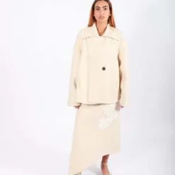 CalcaterraDouble Caban Coat - Ecru 11 CalcaterraDouble Caban Coat - Ecru -Outlet Lustro Wear Store Calcaterra Double Caban Coat Ecru 20231020154756 1