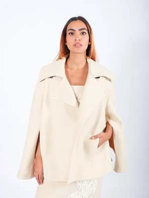 CalcaterraDouble Caban Coat - Ecru 5 CalcaterraDouble Caban Coat - Ecru - Image 5