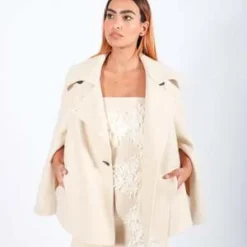 CalcaterraDouble Caban Coat - Ecru 12 CalcaterraDouble Caban Coat - Ecru -Outlet Lustro Wear Store Calcaterra Double Caban Coat Ecru 20231020154757