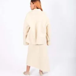 CalcaterraDouble Caban Coat - Ecru 16 CalcaterraDouble Caban Coat - Ecru -Outlet Lustro Wear Store Calcaterra Double Caban Coat Ecru 20231020154759 1
