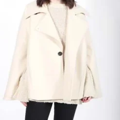 CalcaterraDouble Caban Coat - Ecru 15 CalcaterraDouble Caban Coat - Ecru -Outlet Lustro Wear Store Calcaterra Double Caban Coat Ecru 20231020154759